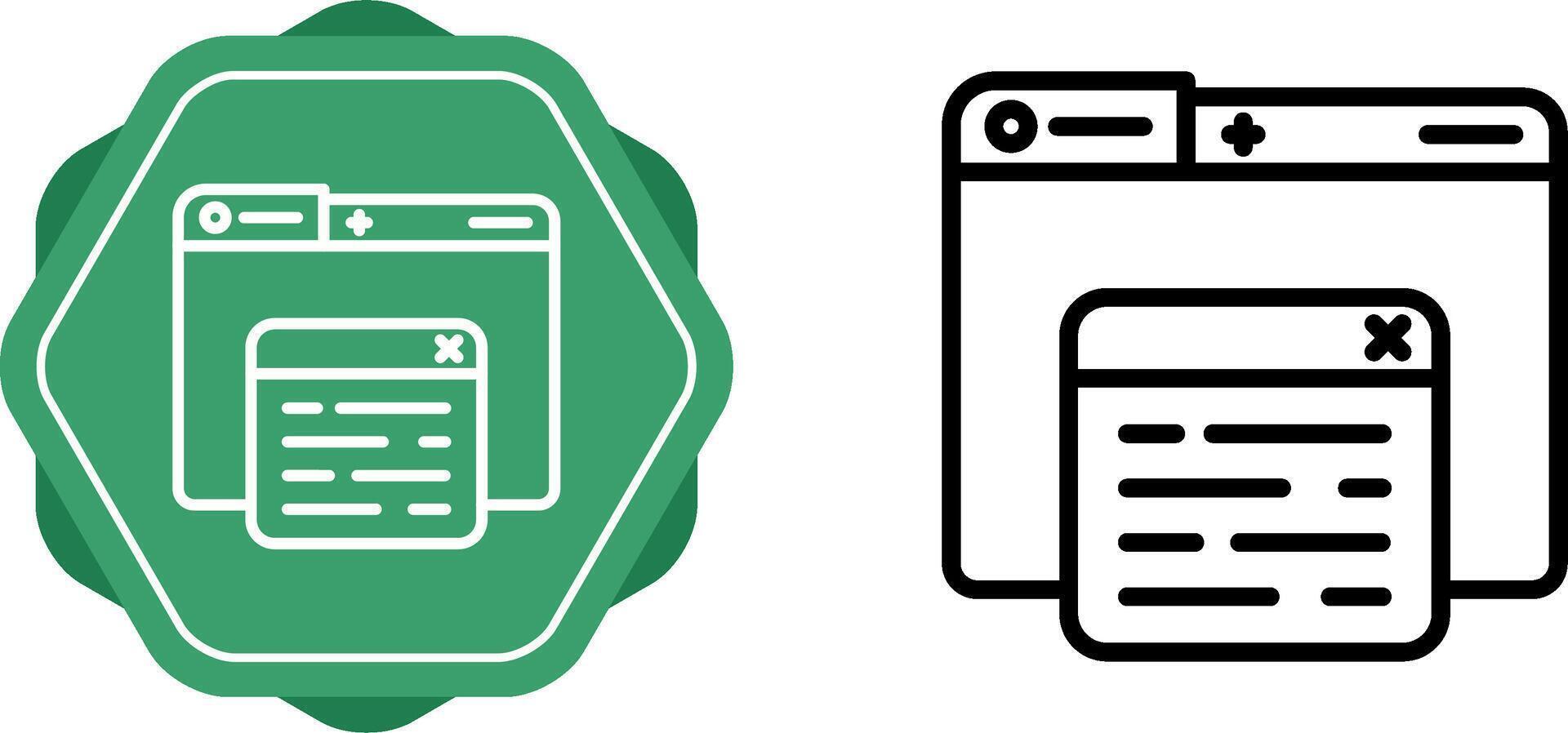 Pop Up Vector Icon