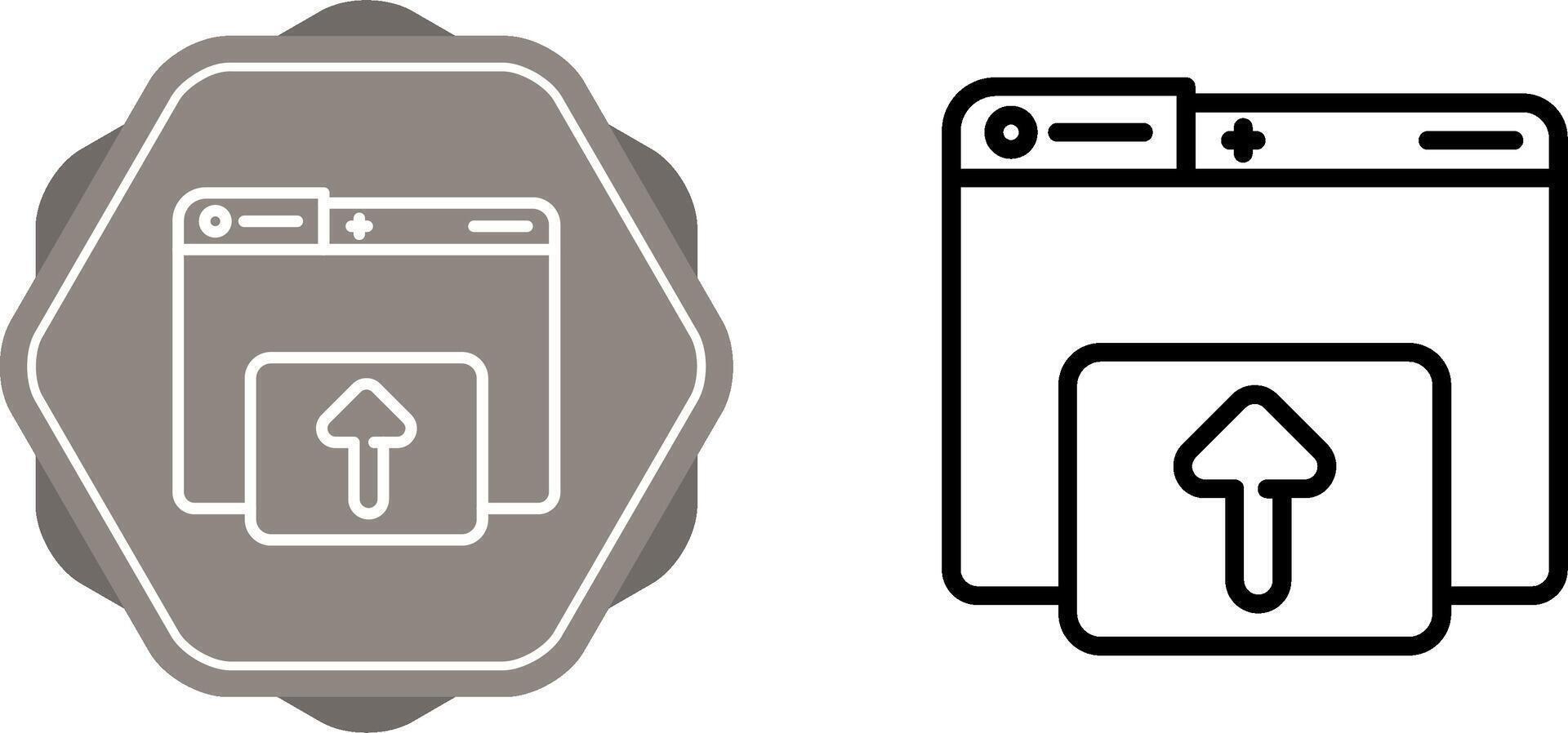 Uploading Vector Icon