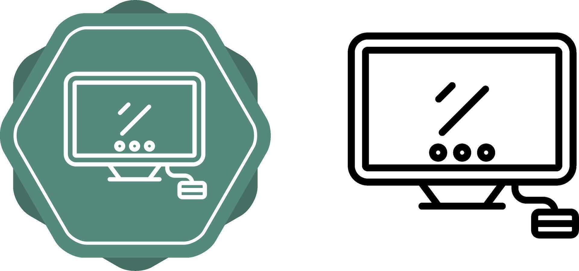 Desktop Vector Icon