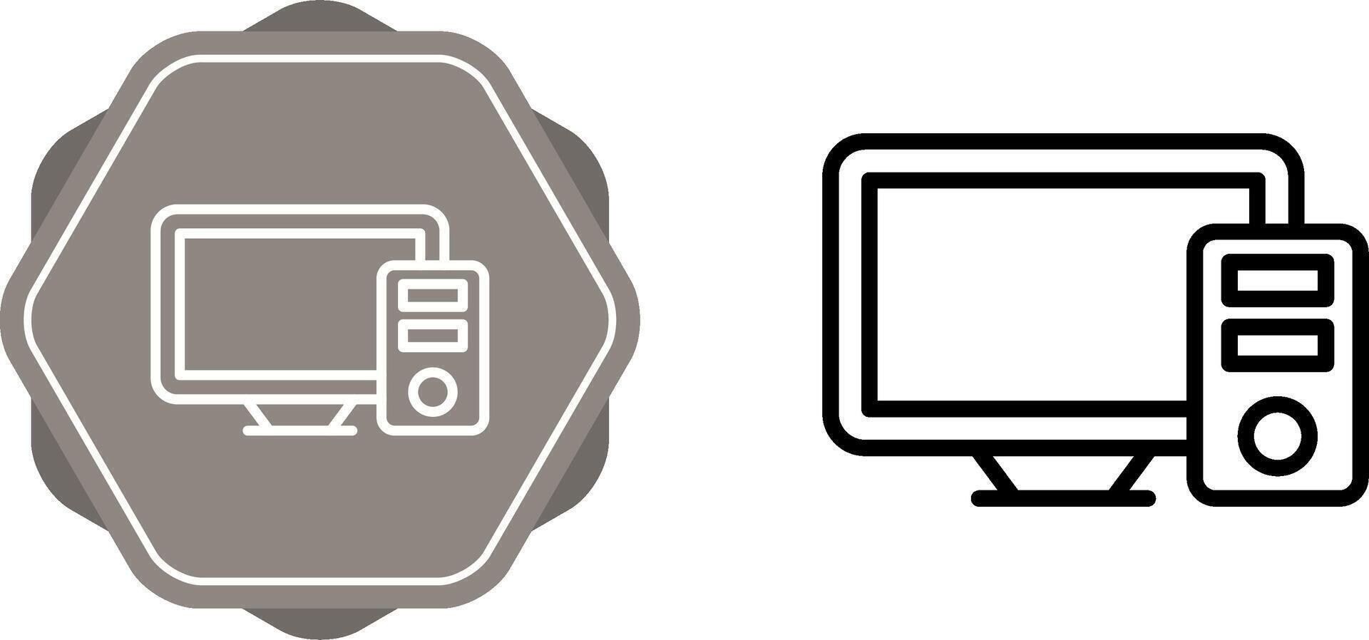 Desktop Vector Icon