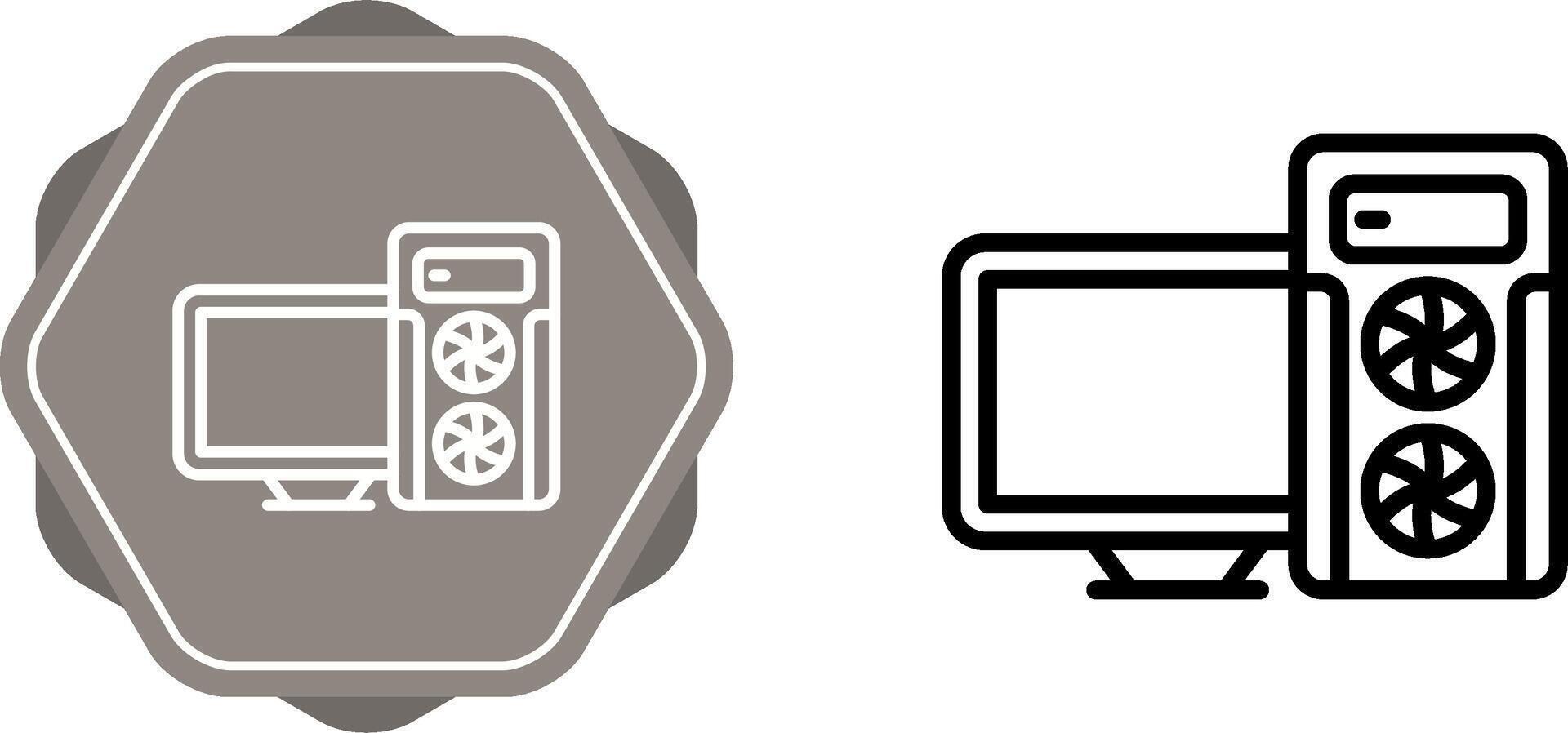 Gaming Pc Vector Icon