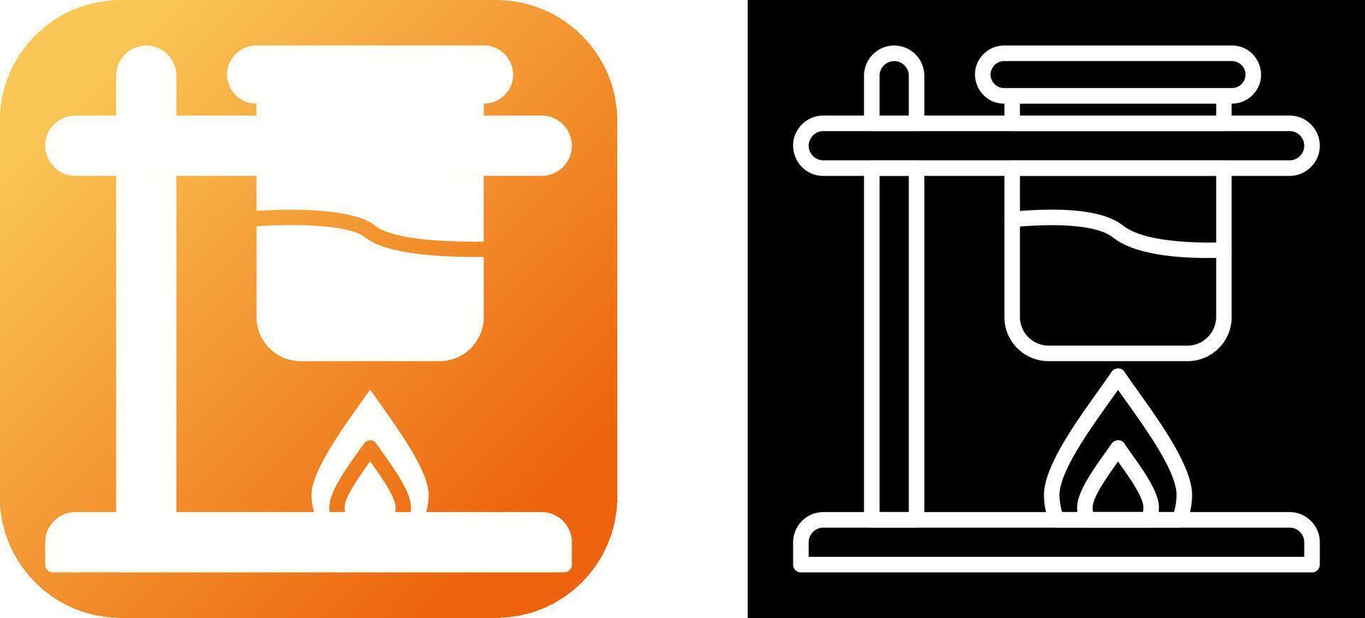 Bunsen Burner Vector Icon