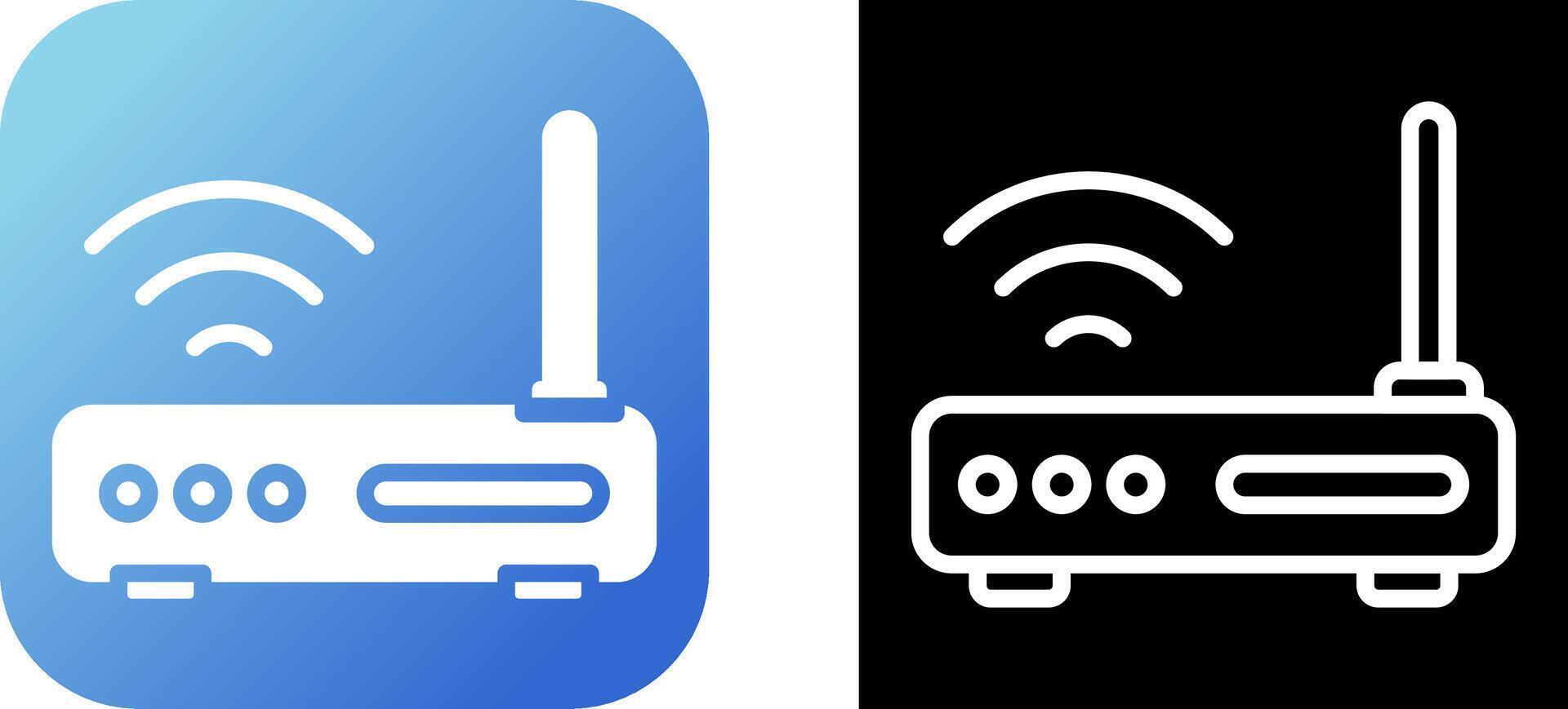 Wi-Fi Router Vector Icon