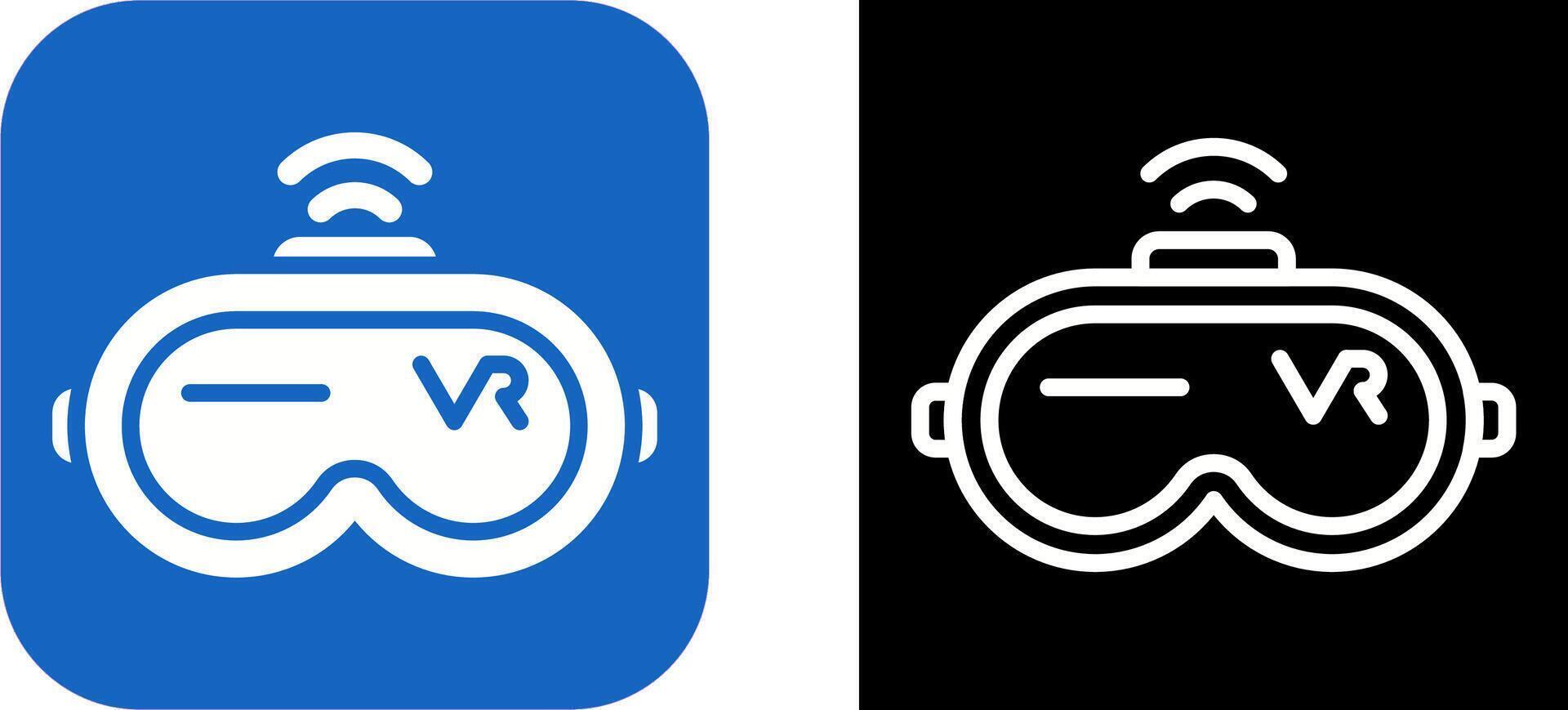 Virtual Reality Headset Vector Icon