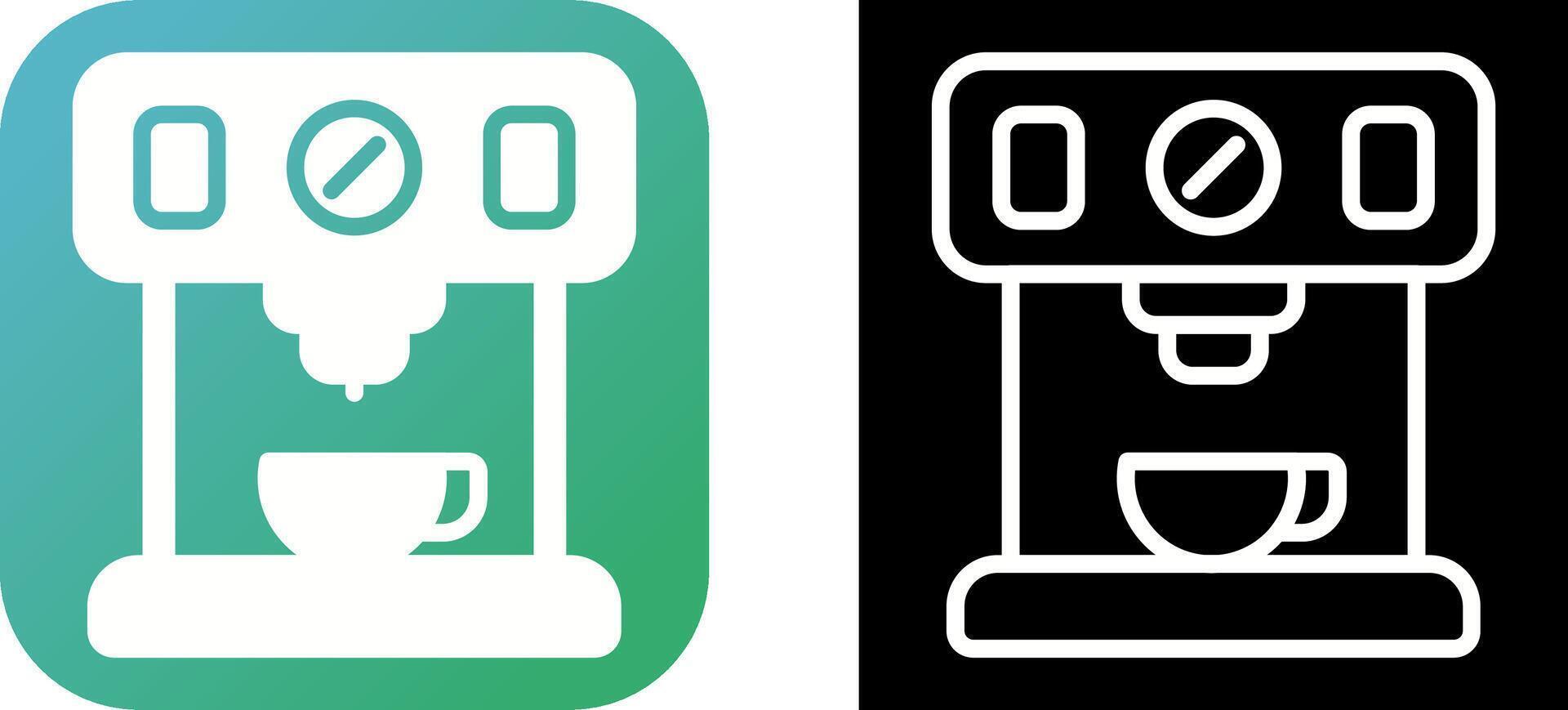 Coffee Maker with Wi-Fi Vector Icon