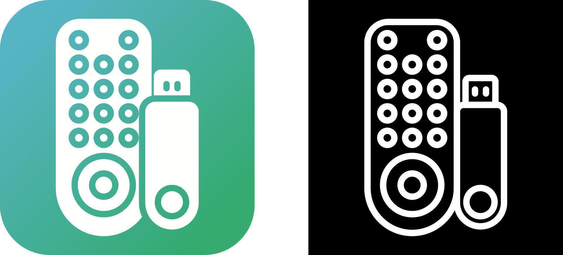 Streaming Stick Vector Icon