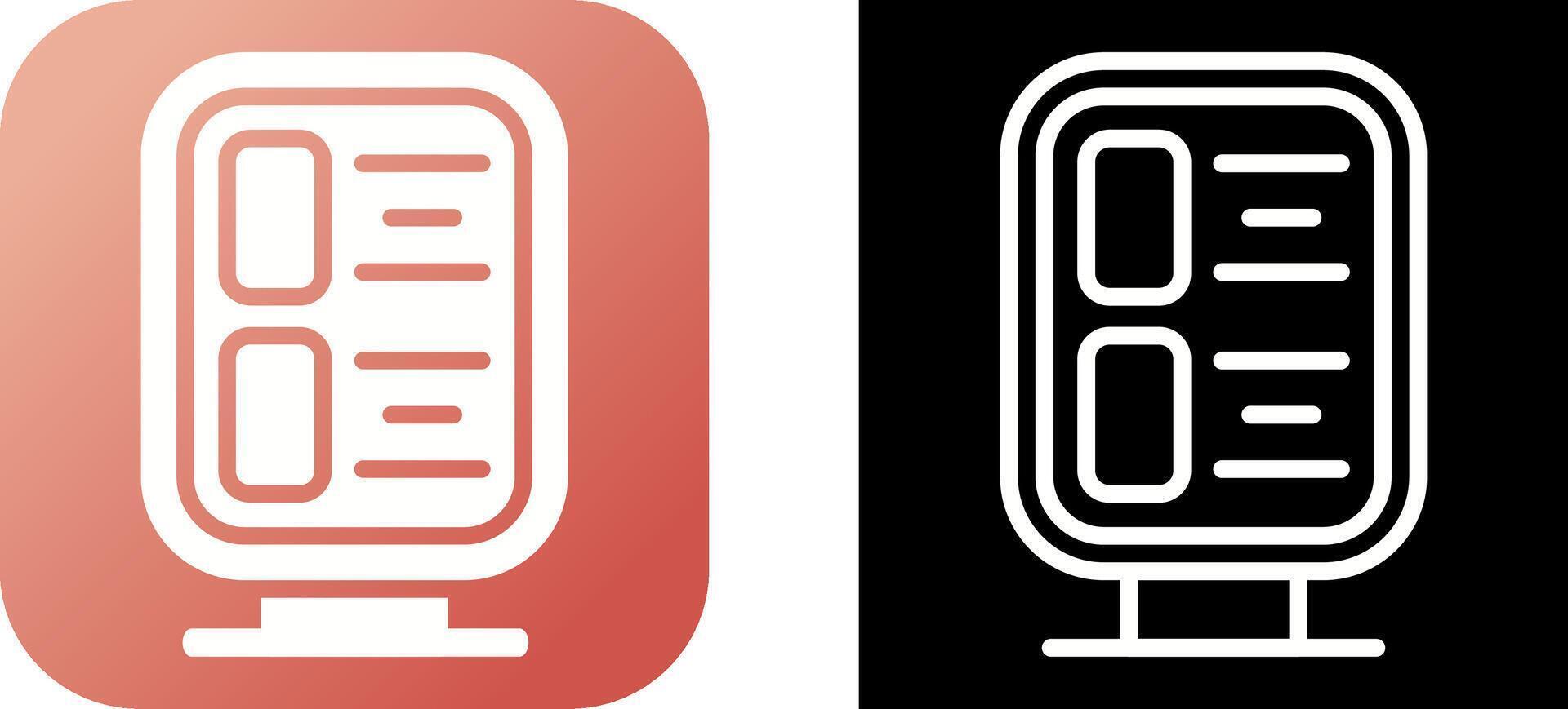 Digital Signage Vector Icon