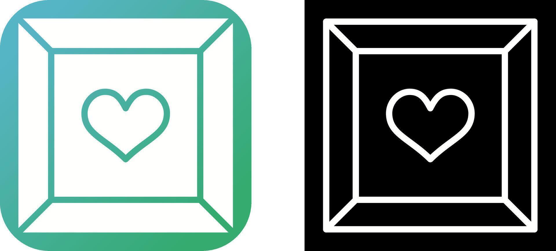 Romantic Jewelry Box Vector Icon