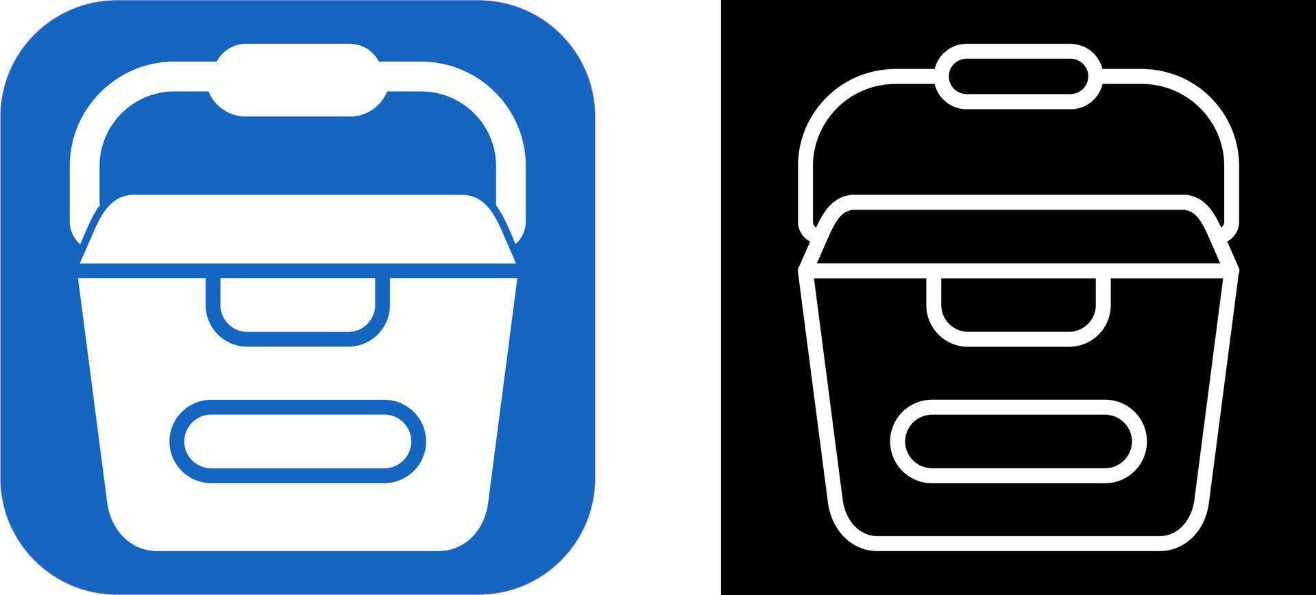 Portable water container Vector Icon
