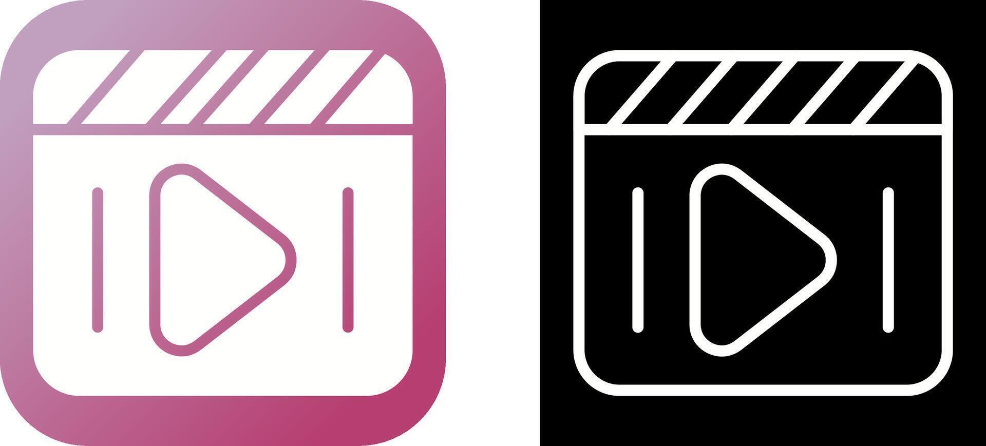 Clapperboard Vector Icon