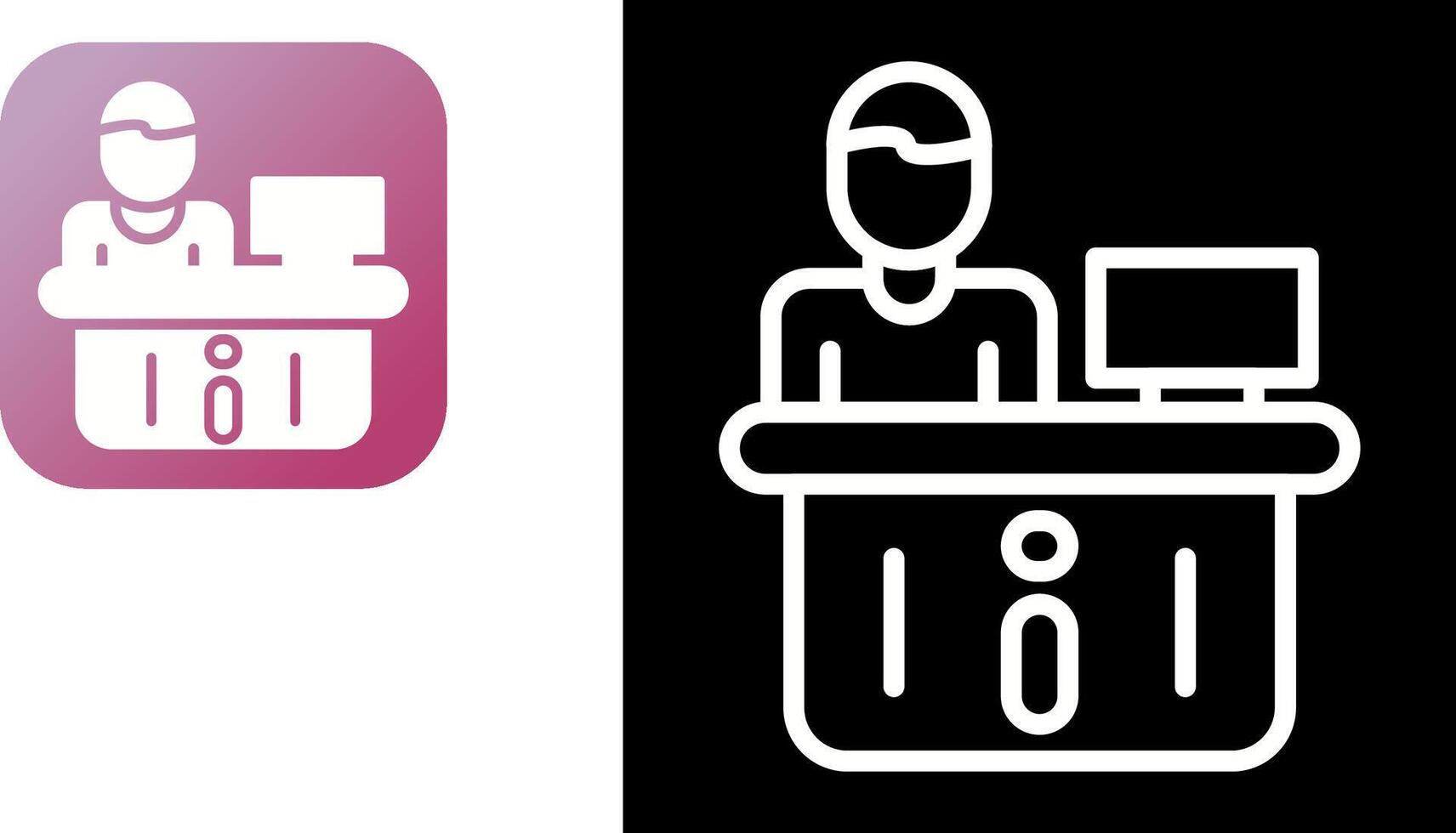 Reception Vector Icon
