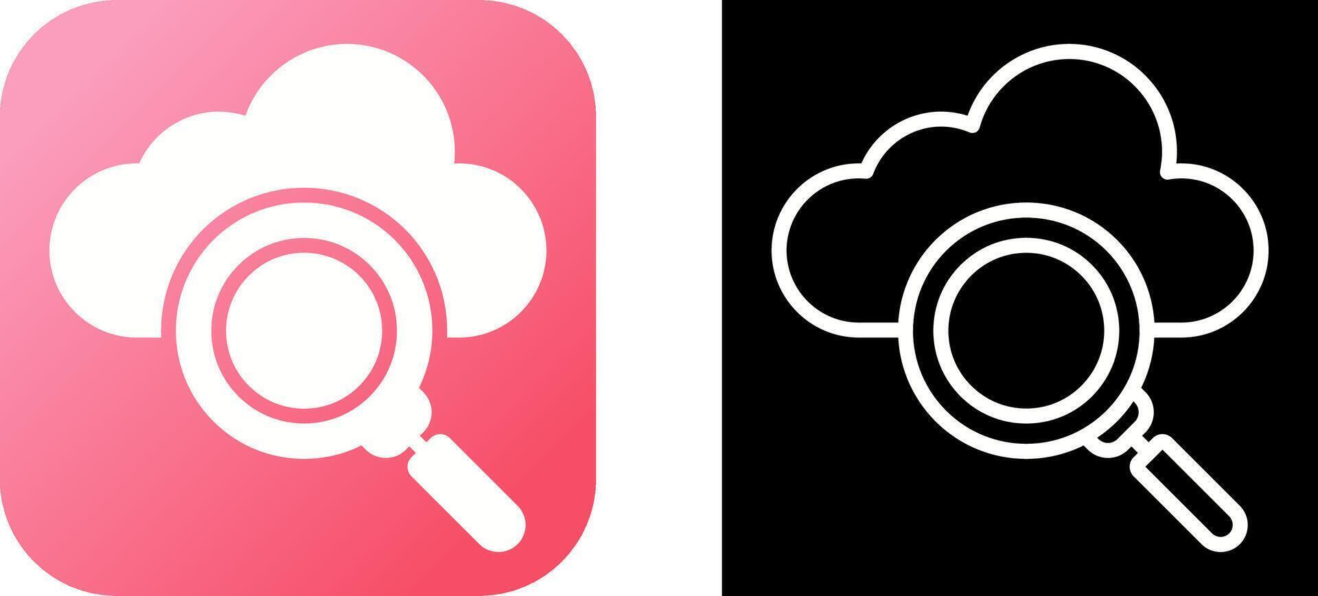 Cloud Server Vector Icon