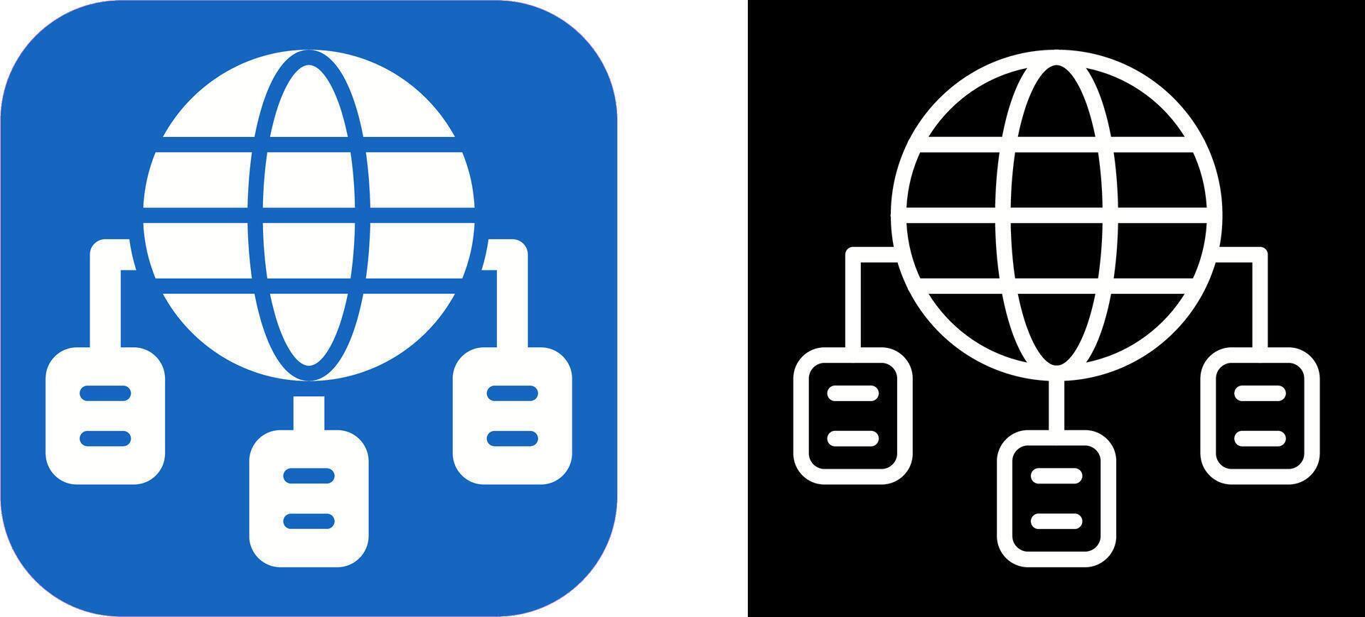 Network as a Service Vector Icon