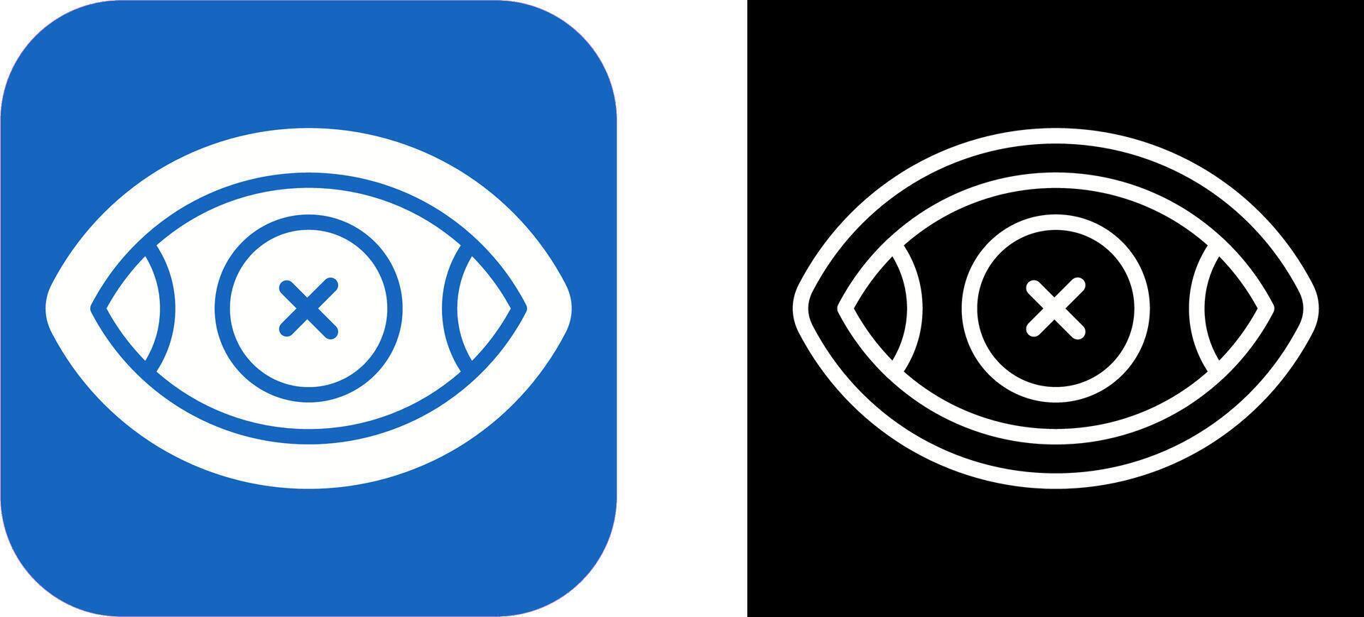 Eye Crossed Vector Icon