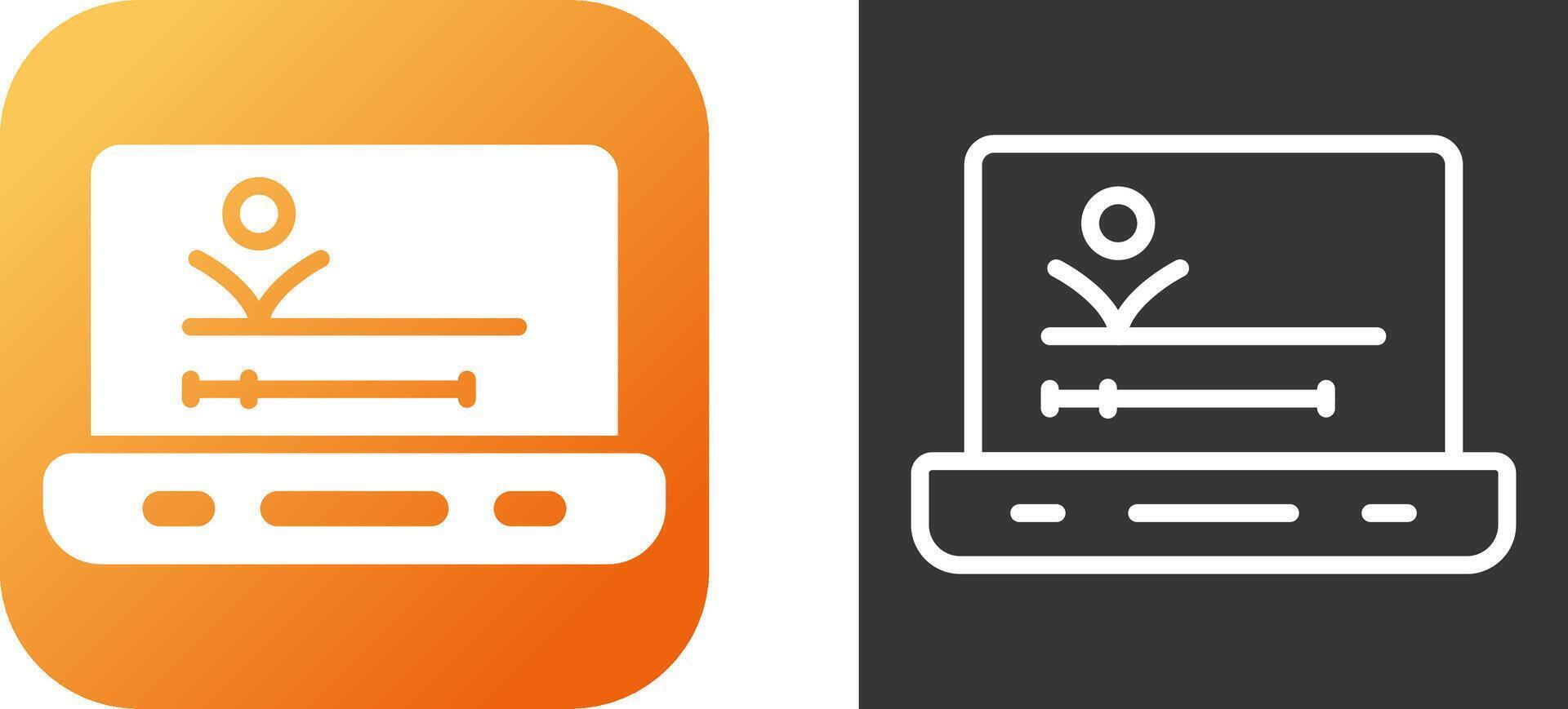Motion Graphic Vector Icon