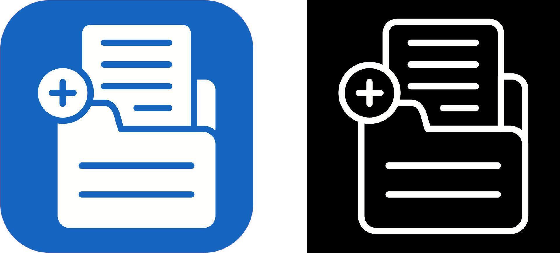 Document Add Vector Icon