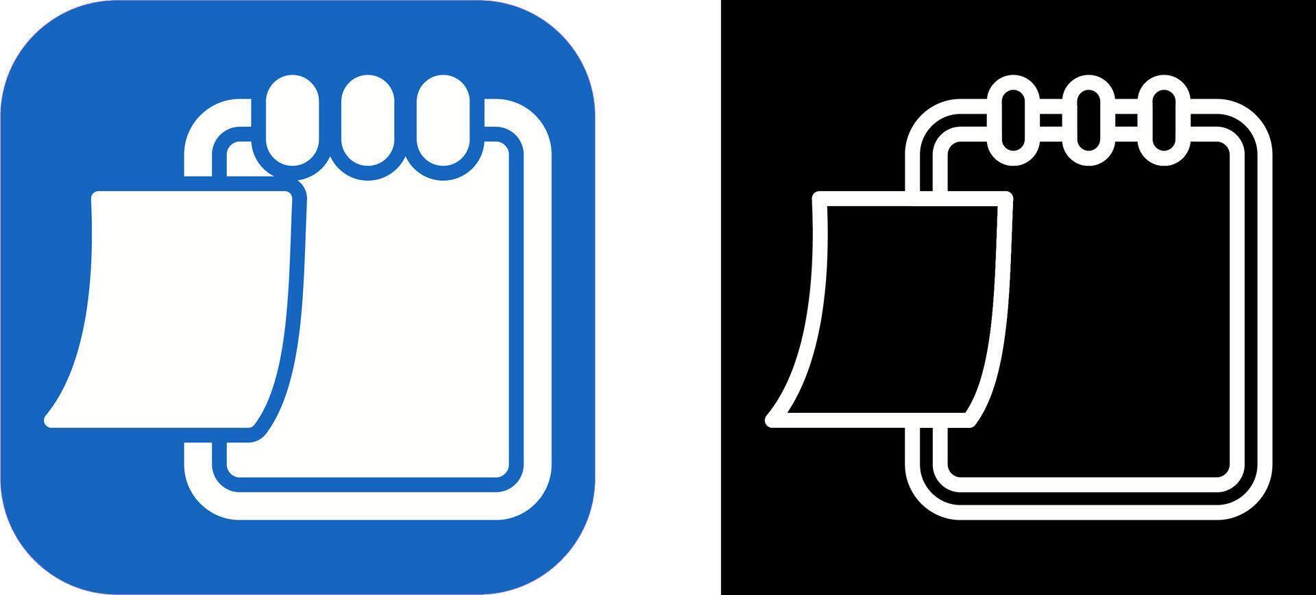 Writing pad Vector Icon