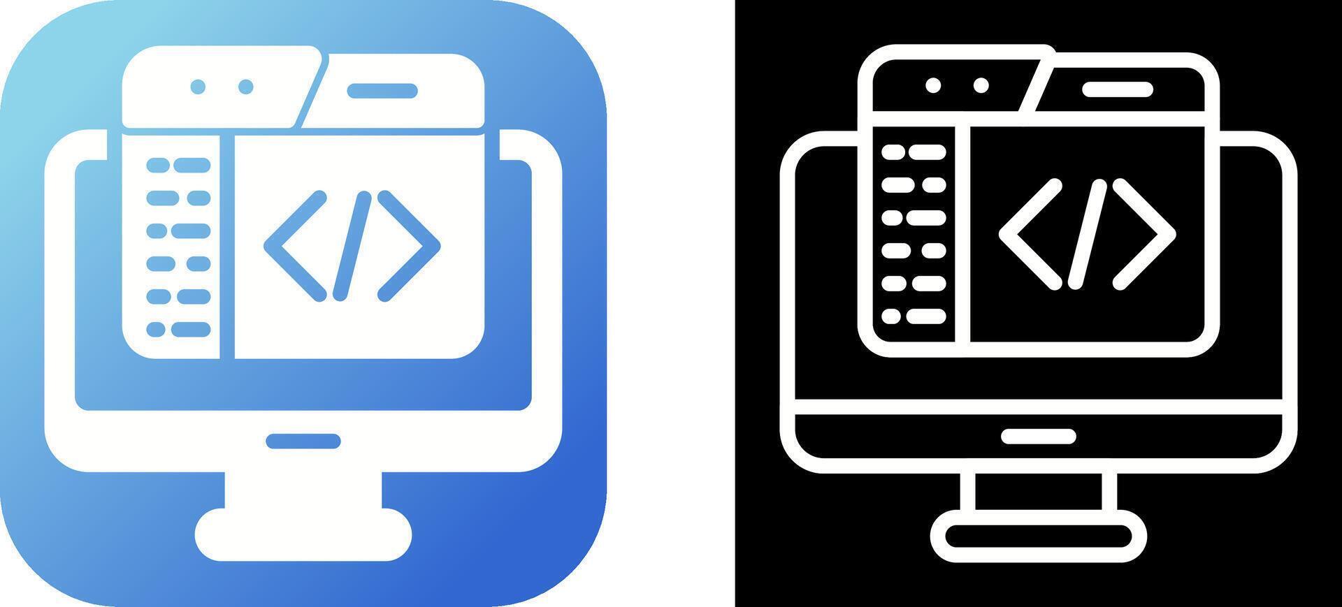 Code Editor Vector Icon