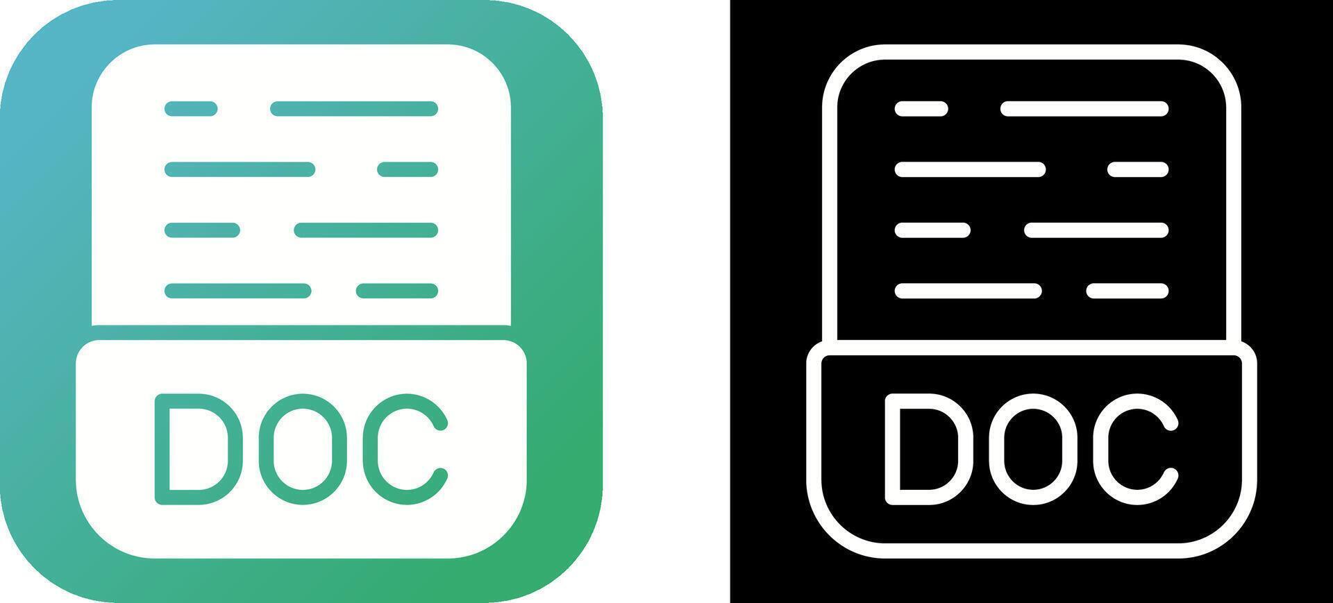 DOC Vector Icon