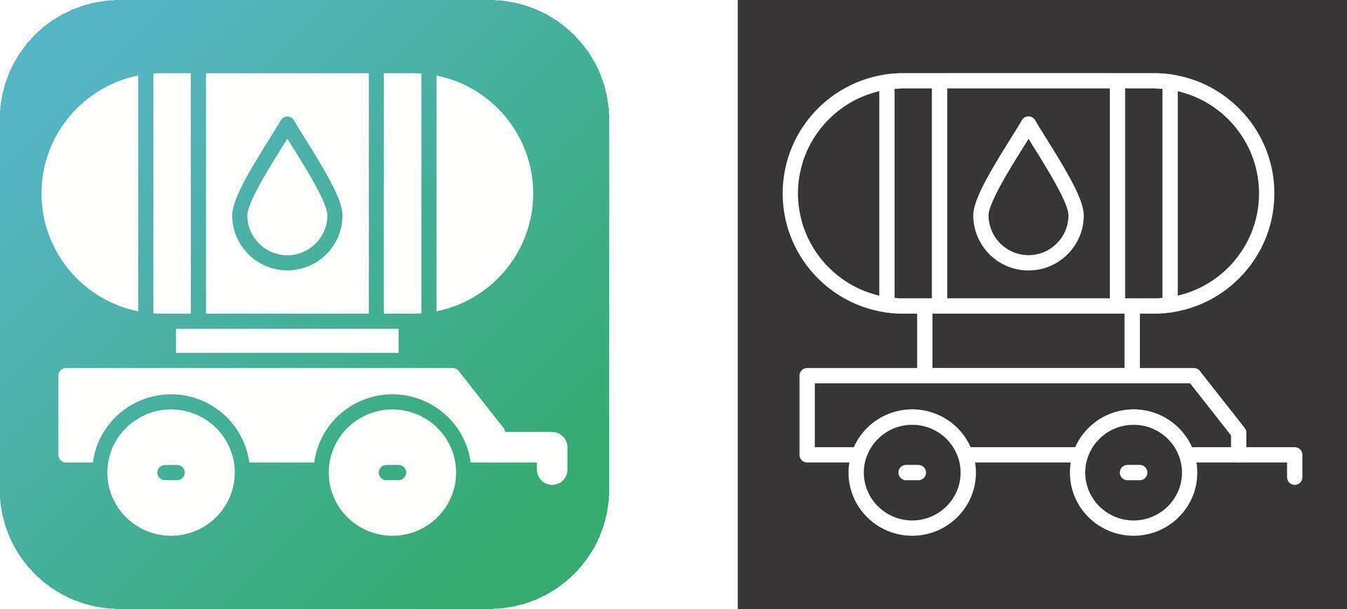 Tanker Truck Vector Icon