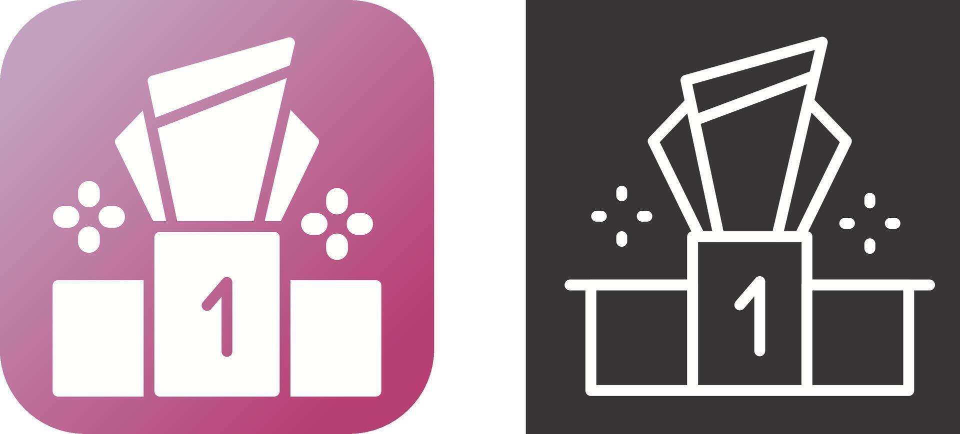 Podium Vector Icon