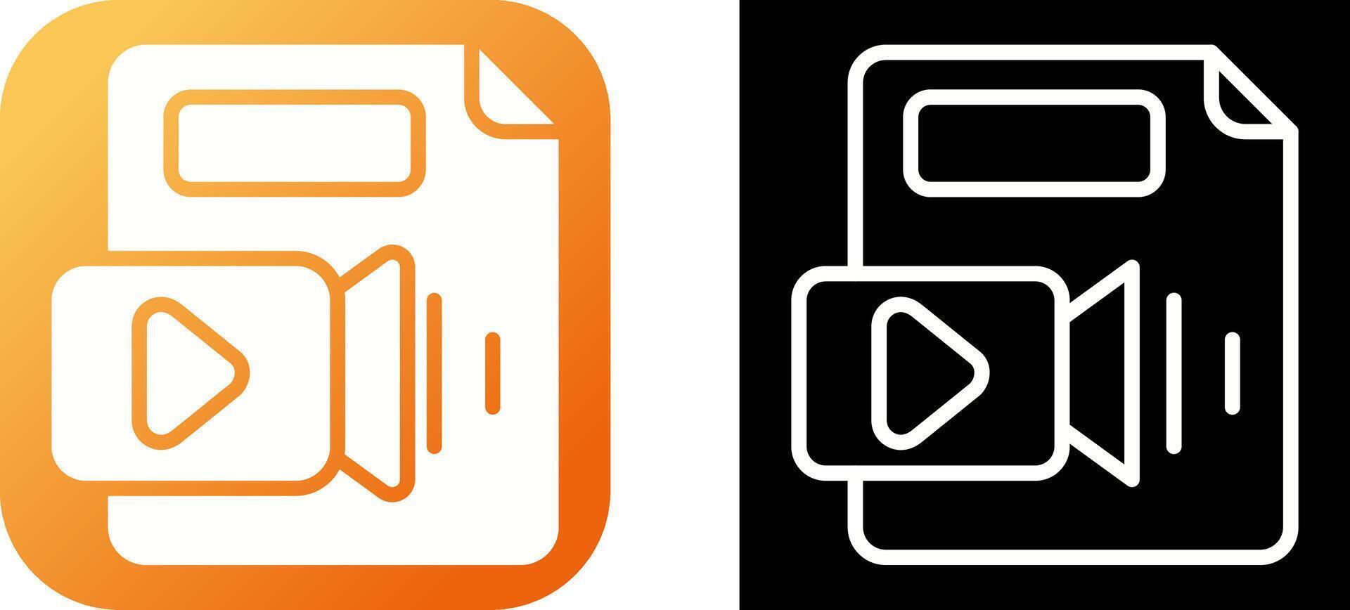 Video File Vector Icon
