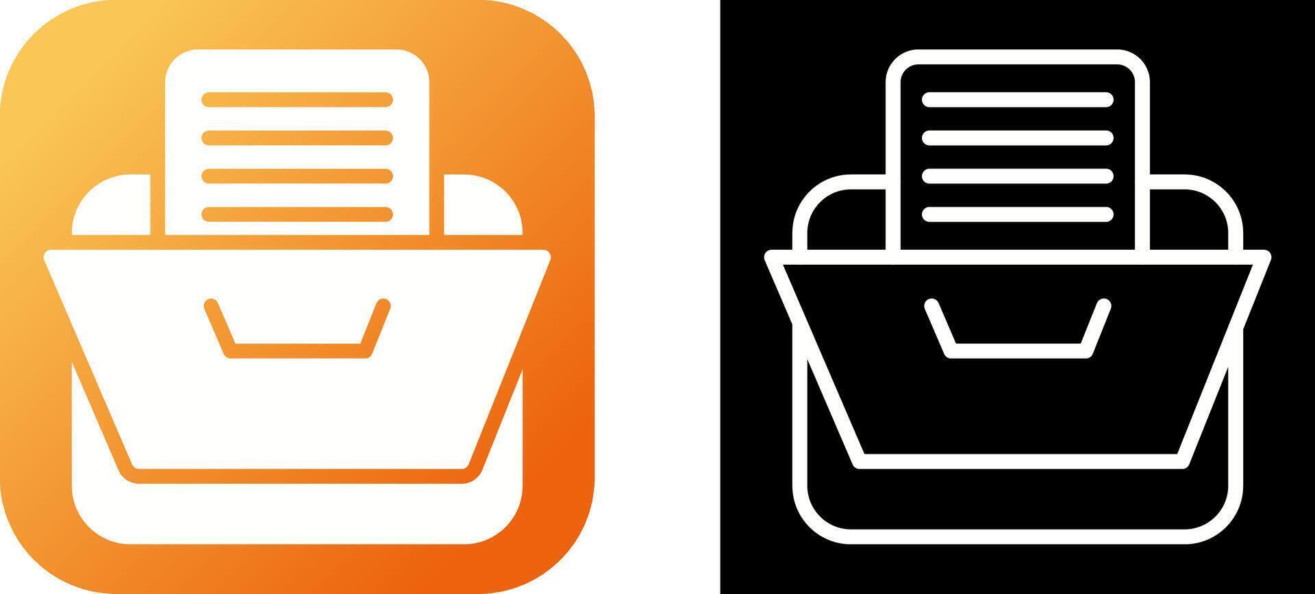 Filing Cabinet Vector Icon