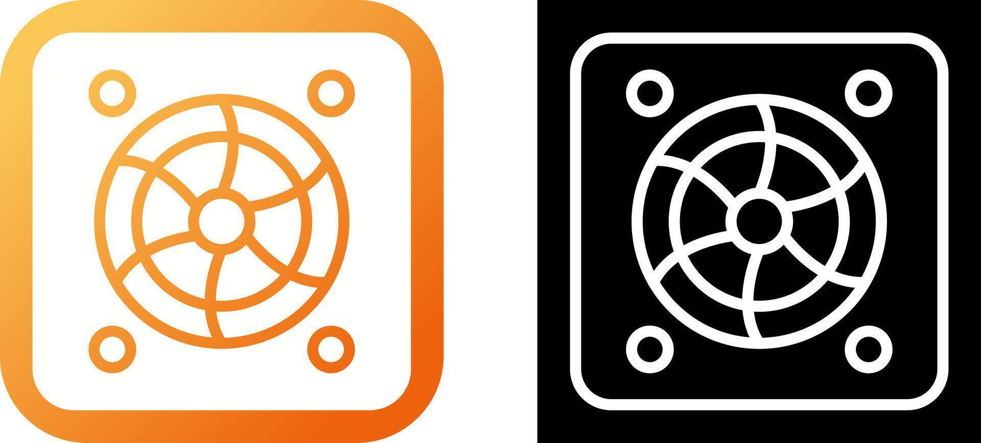 Cooling Fan Vector Icon