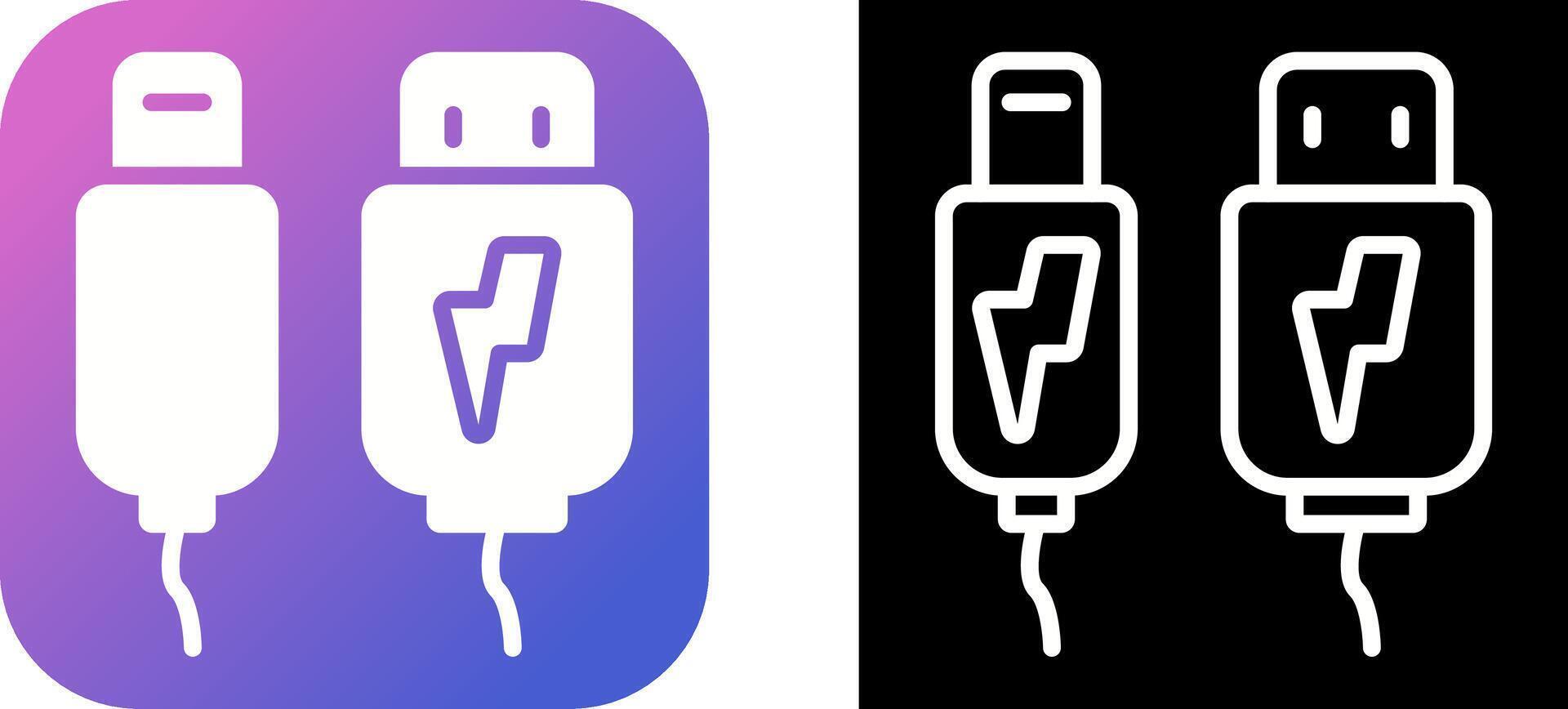 Thunderbolt Vector Icon