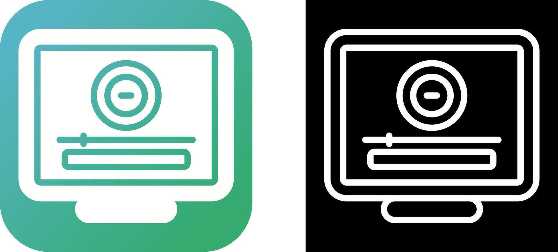 Desktop Computer Vector Icon