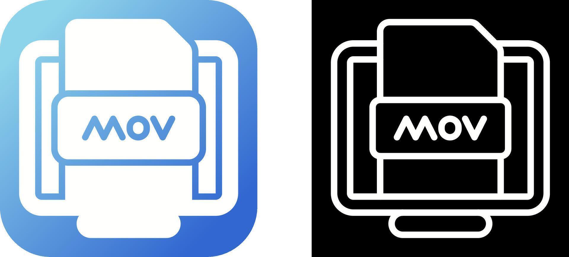 Mov File Vector Icon