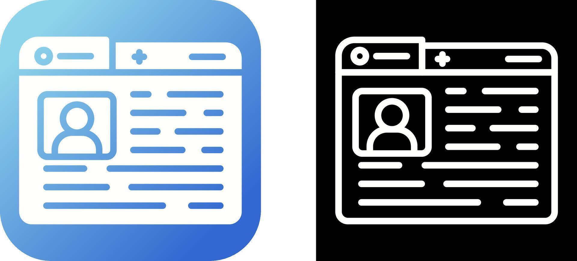 Profile Vector Icon