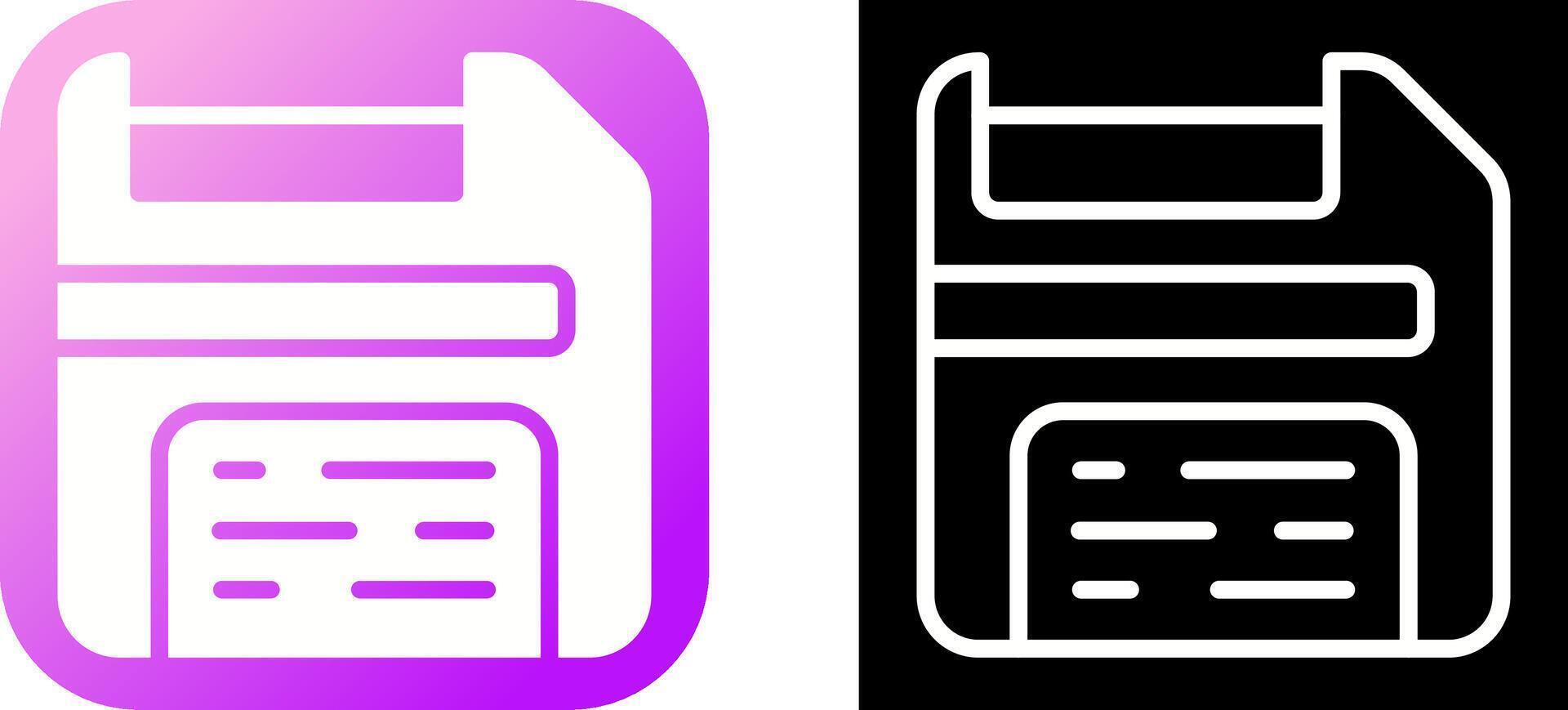 Floppy Disk Vector Icon