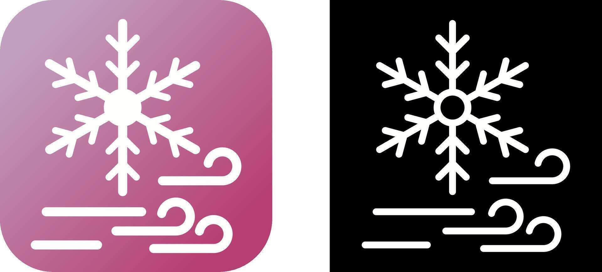 icono de vector de copo de nieve