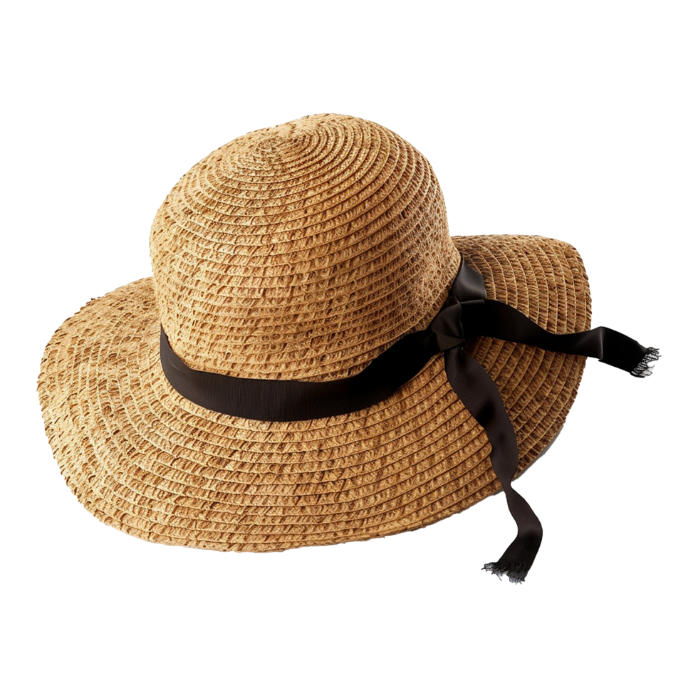 AI generated Sun hat isolated on transparent background png