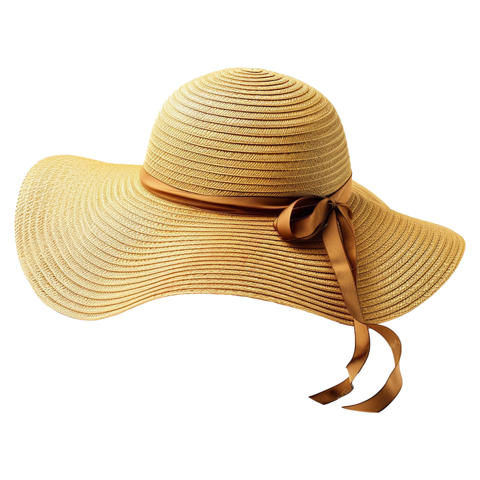 AI generated Sun hat isolated on transparent background png