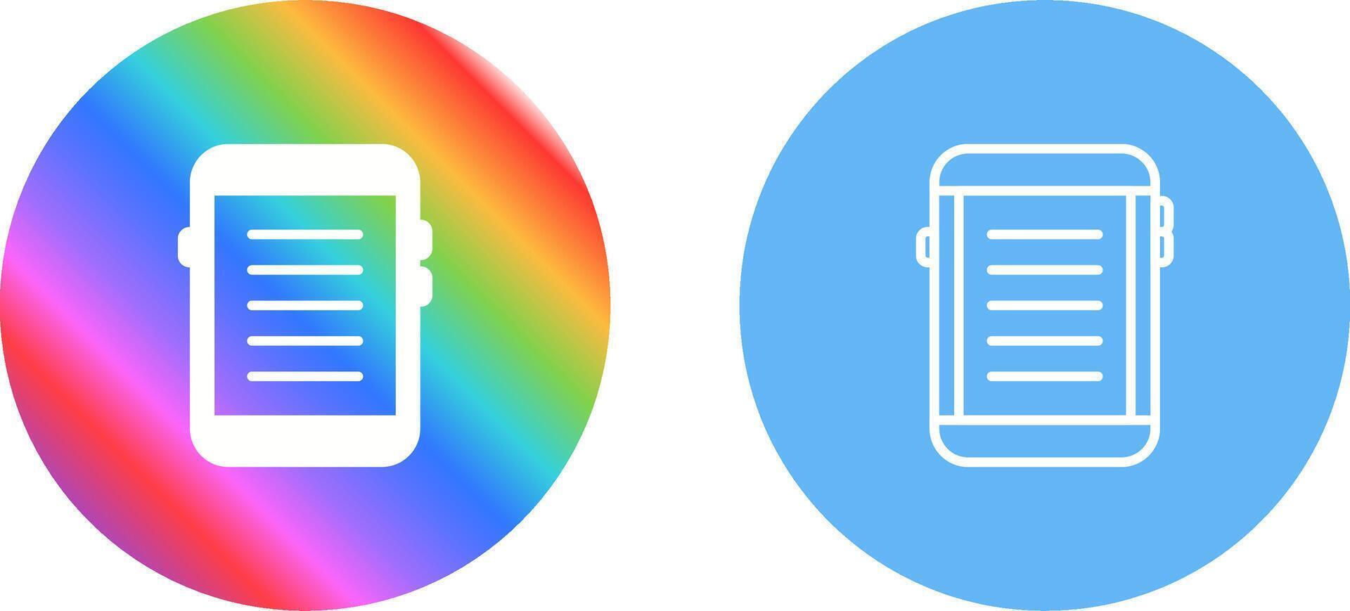 E-reader Vector Icon