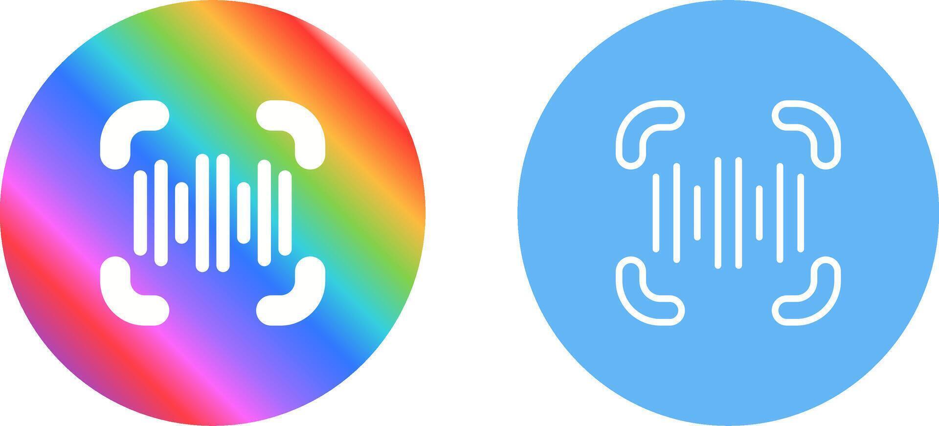 Voice Recognition Vector Icon