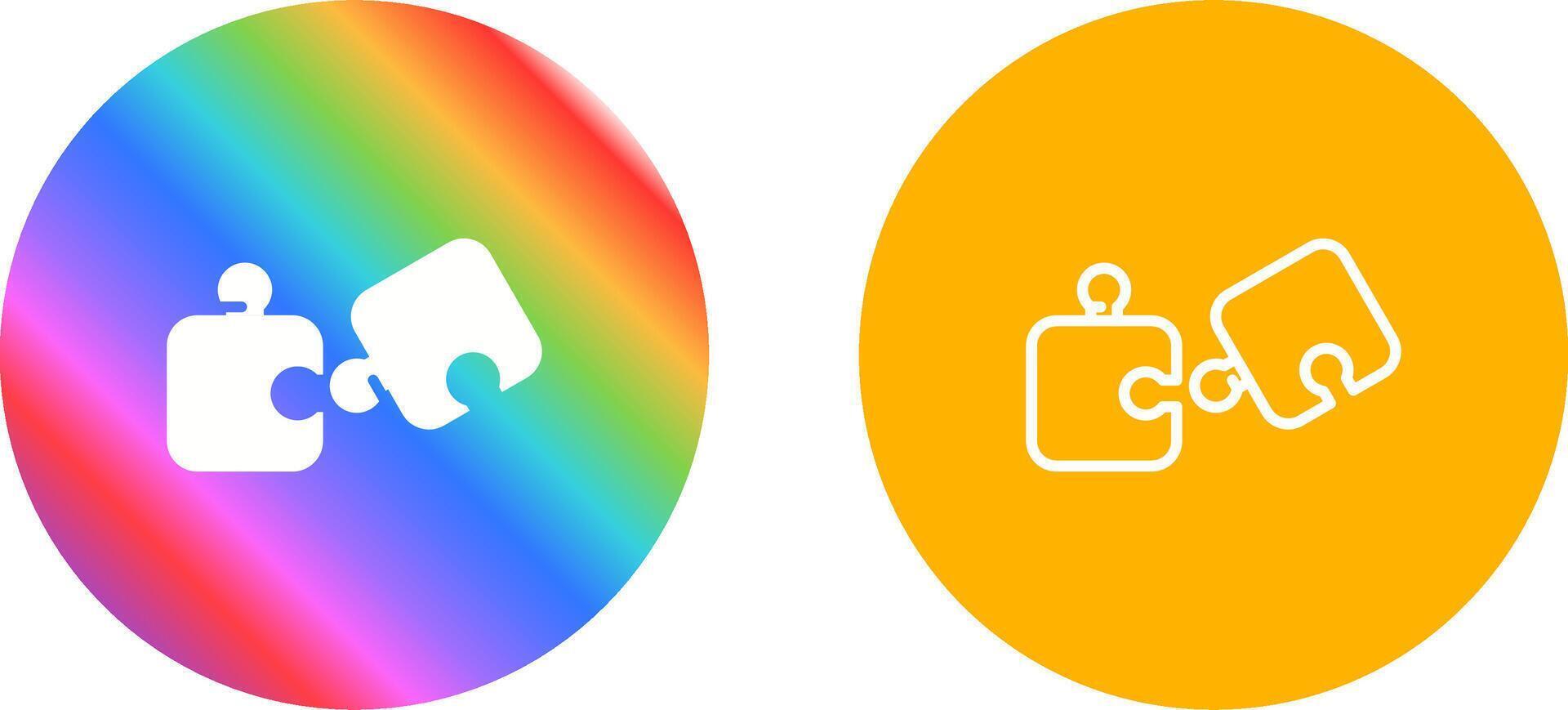 Jigsaw puzzle Vector Icon