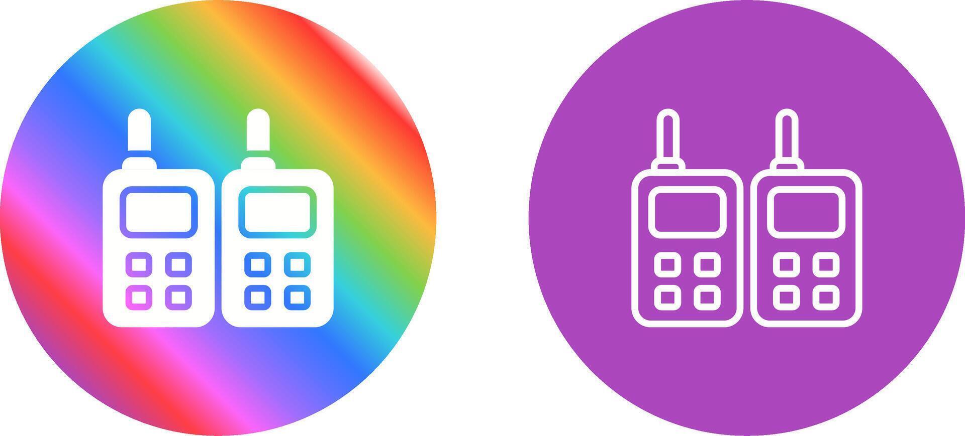 Two way Radio Vector Icon