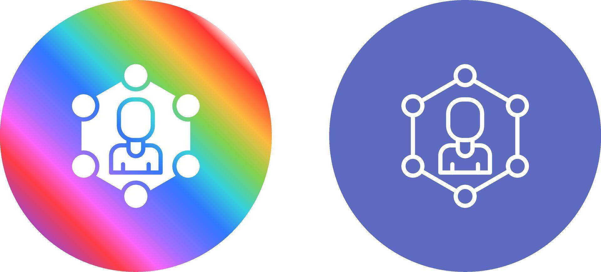 Network Segmentation Vector Icon