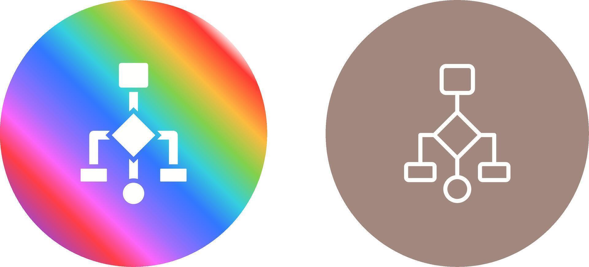 Affinity Diagram Vector Icon