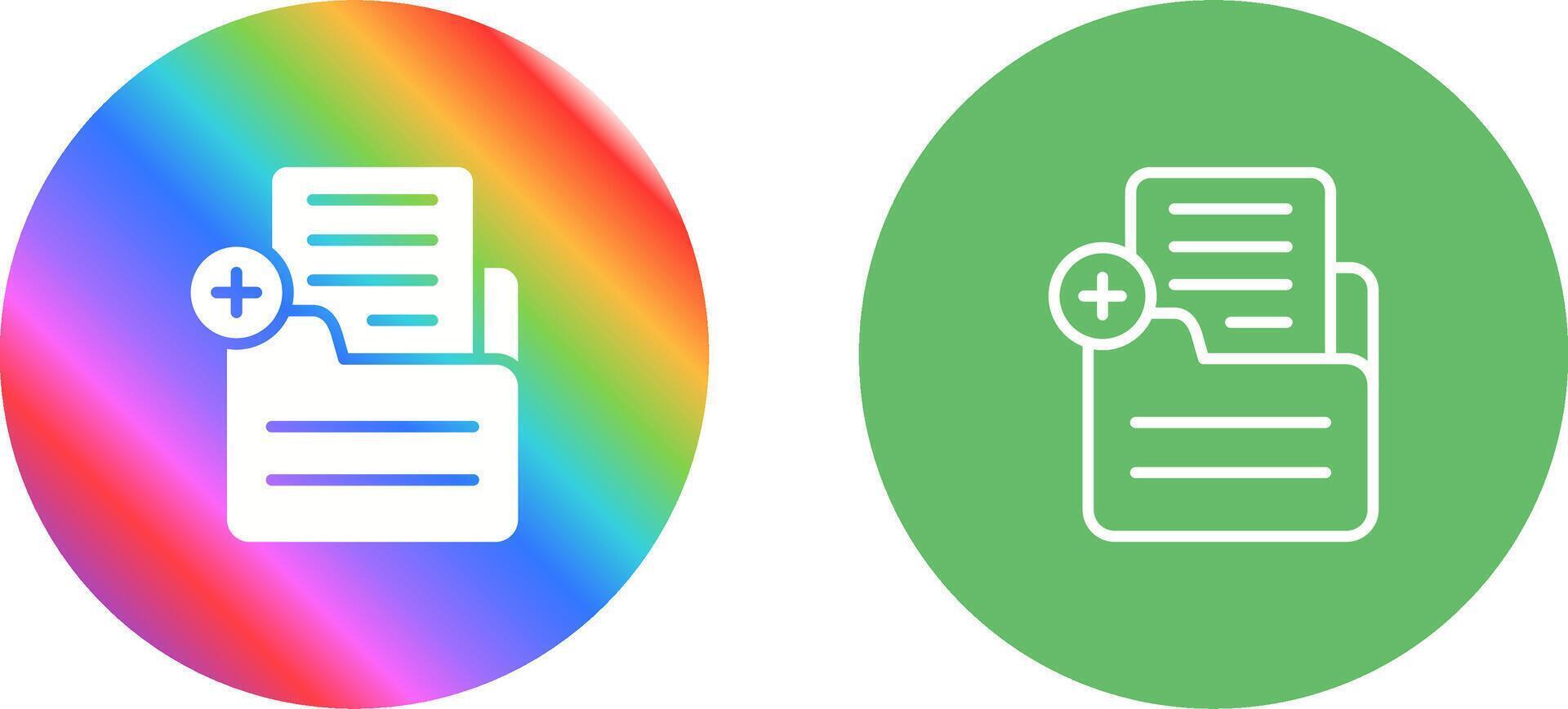 Document Add Vector Icon