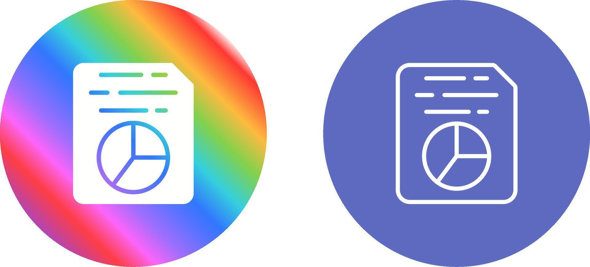 Document Insert Diagram Vector Icon