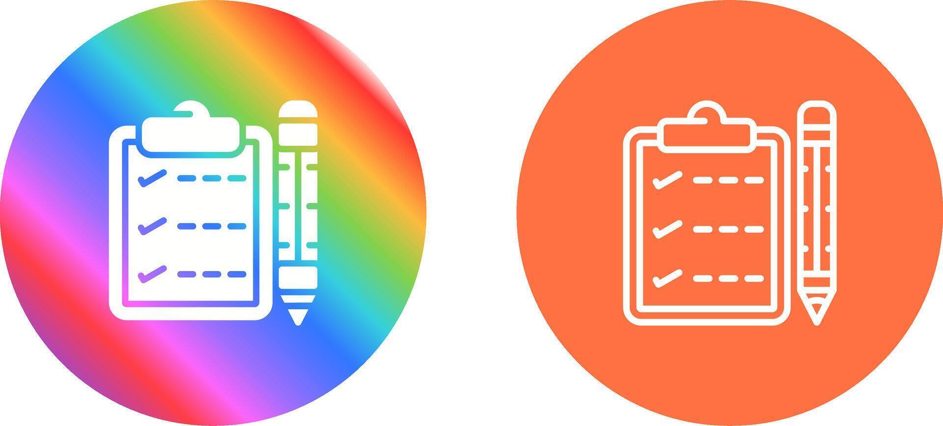 Writing pad Vector Icon