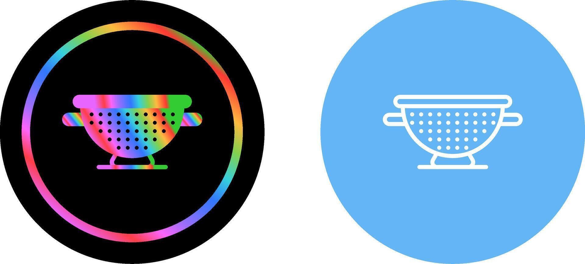 Colander Vector Icon