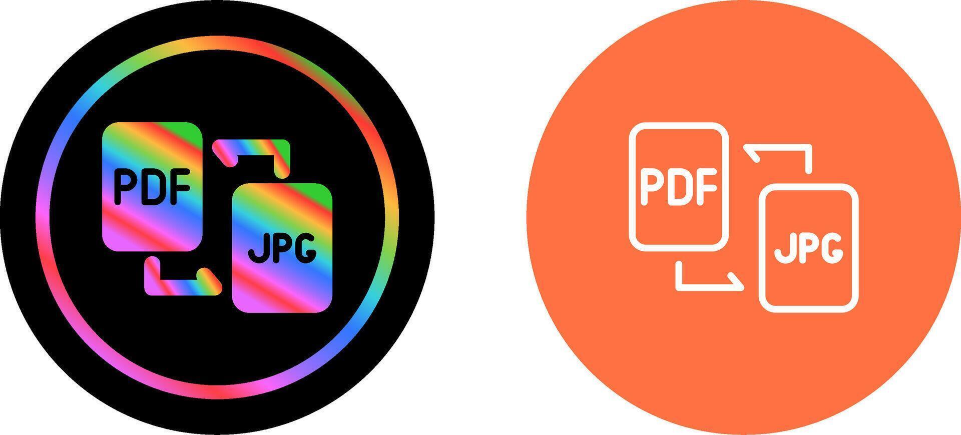 Document Conversion Vector Icon