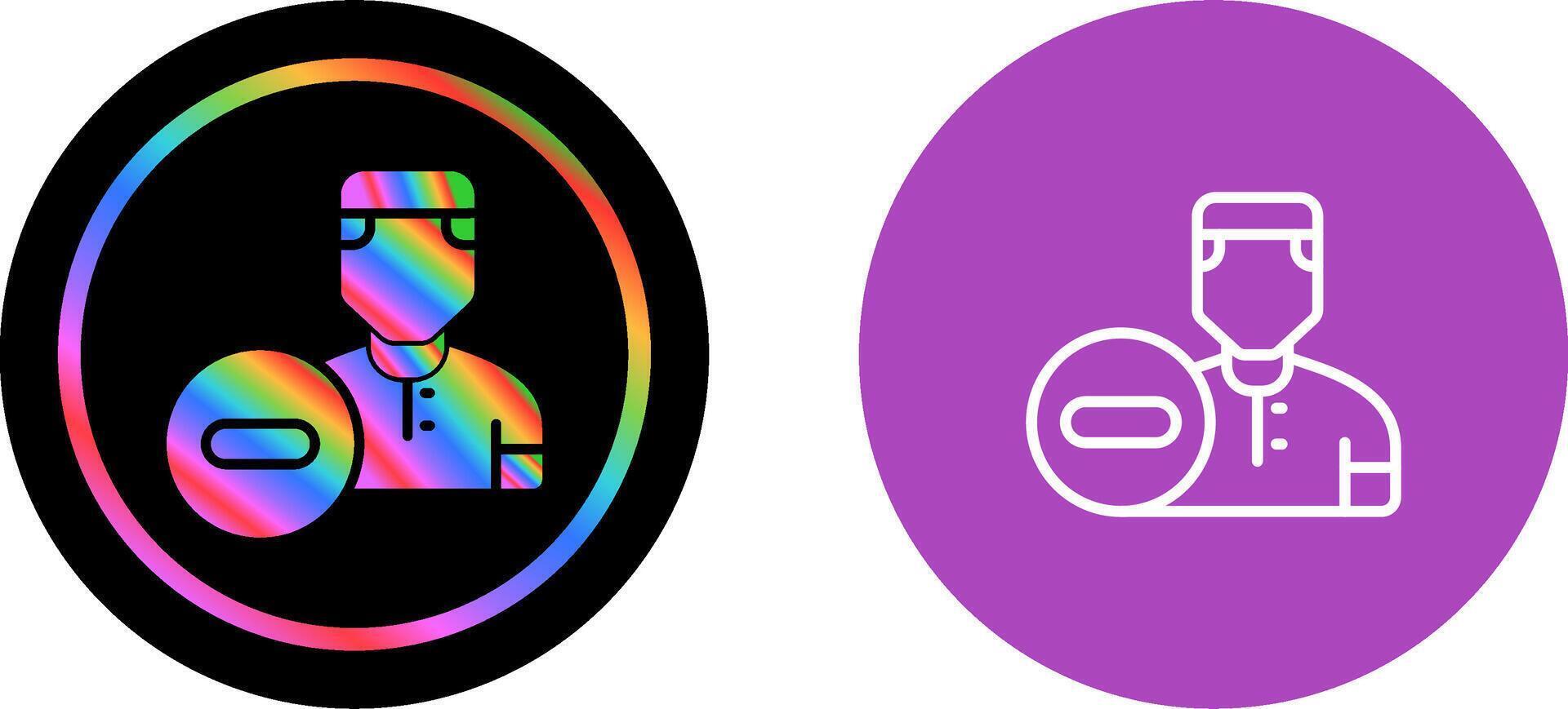 Minus User Vector Icon