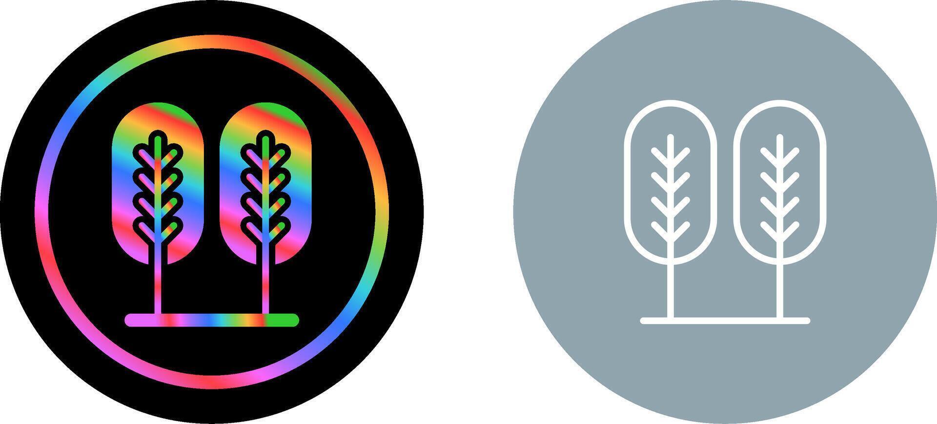 Birch tree Vector Icon