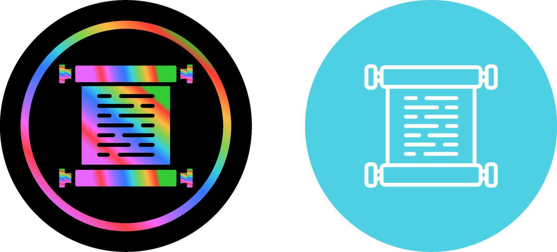 Scroll Vector Icon